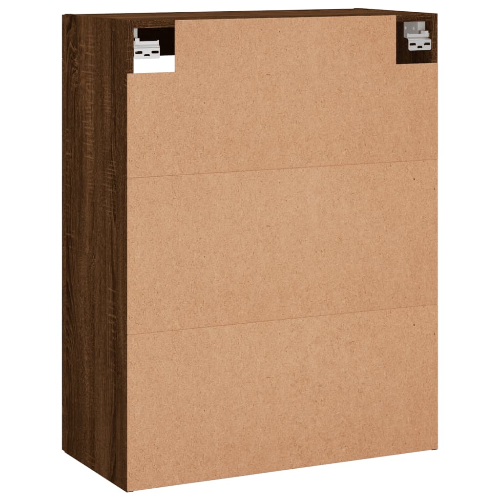 Wandschrank Braun Eichen-Optik 69,5x34x90 cm