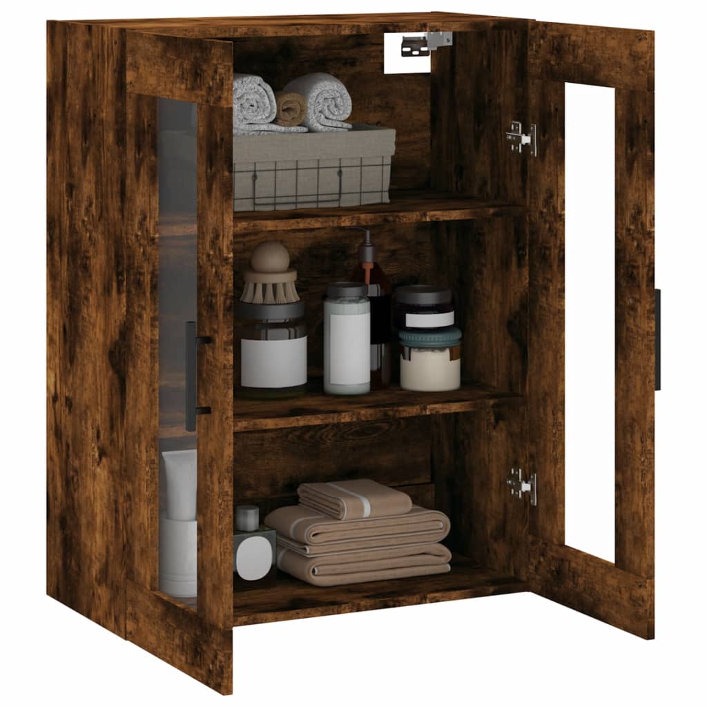 Wandschrank Räuchereiche 69,5x34x90 cm