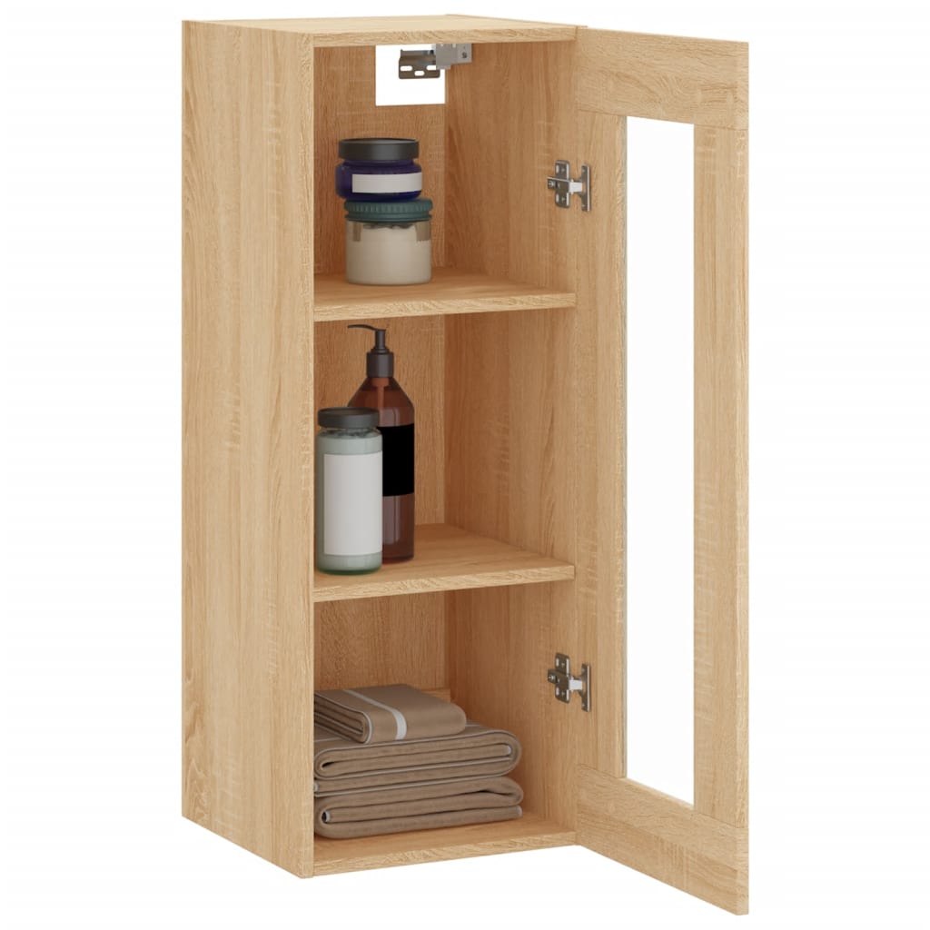 Wandschrank Sonoma-Eiche 34,5x34x90 cm