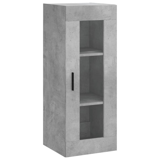 Wandschrank Betongrau 34,5x34x90 cm
