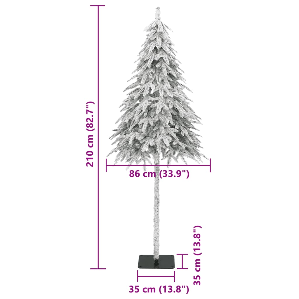 Künstlicher Weihnachtsbaum Beschneit 210 cm