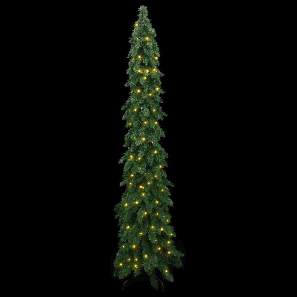 Künstlicher Weihnachtsbaum mit Beleuchtung 100 LEDs 180 cm