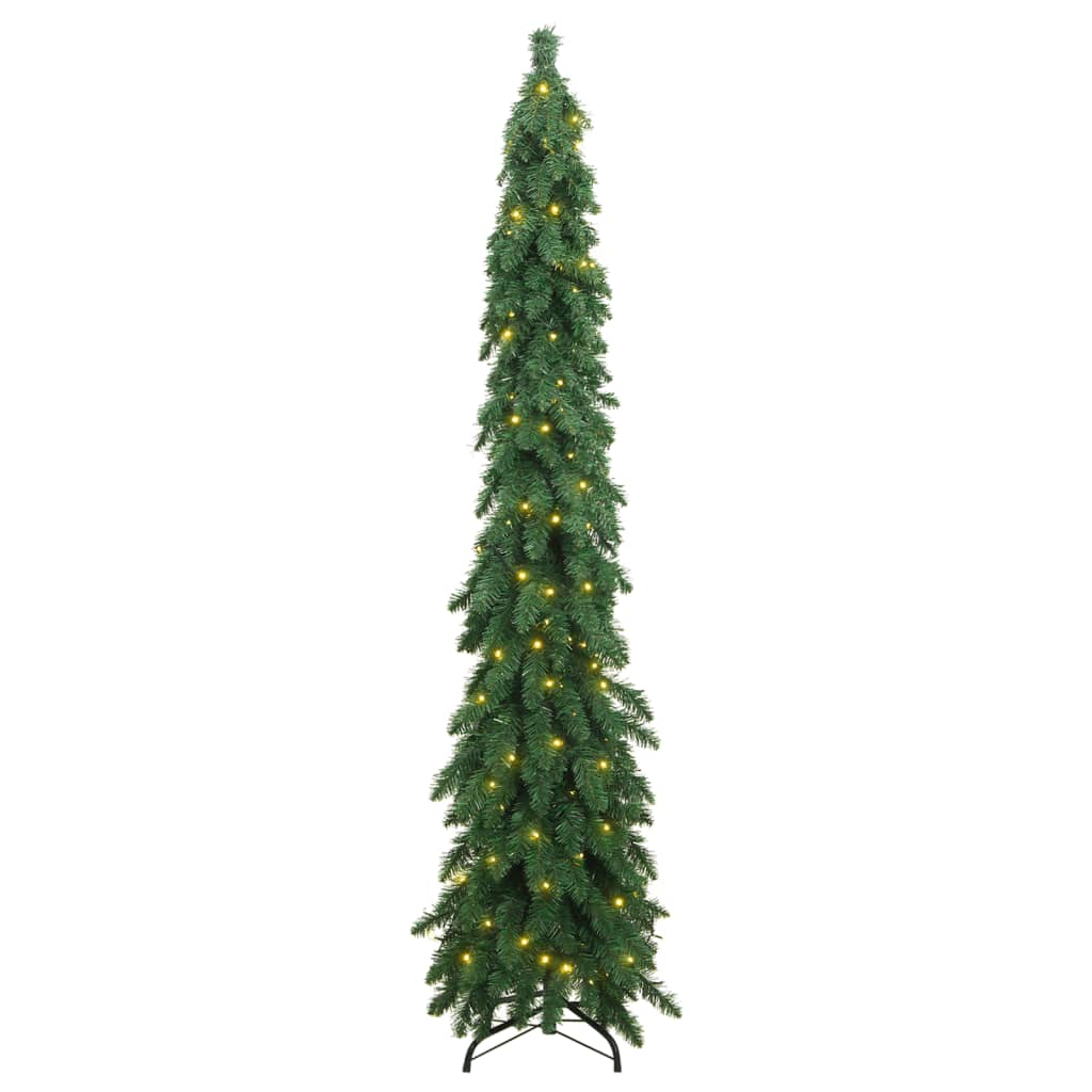 Künstlicher Weihnachtsbaum mit Beleuchtung 100 LEDs 180 cm