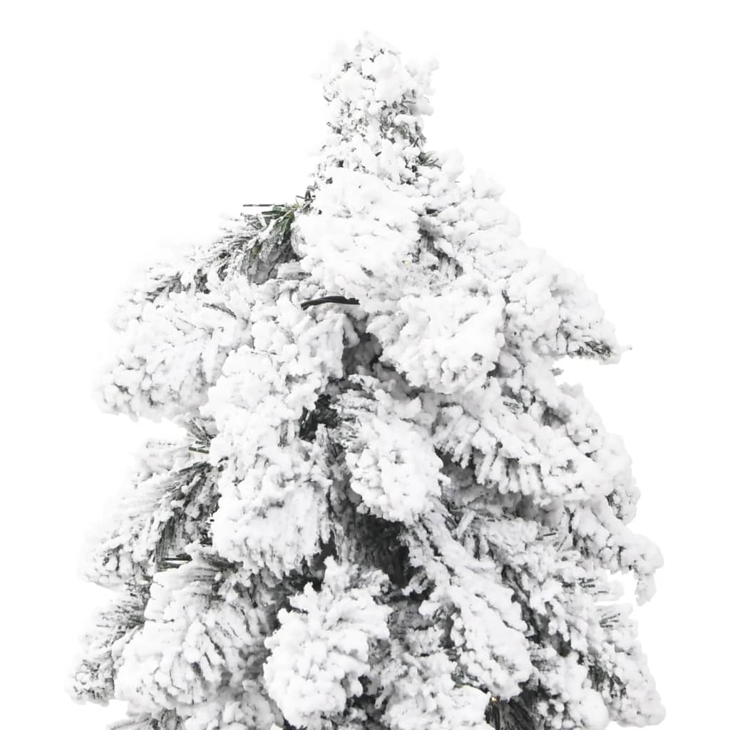 Künstlicher Weihnachtsbaum Beleuchtung & Schnee 100 LEDs 180 cm