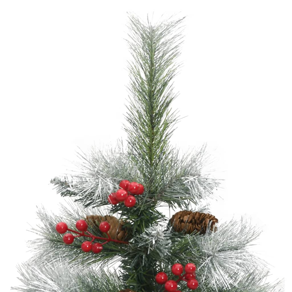 Künstlicher Weihnachtsbaum Klappbar mit Zapfen & Beeren 120 cm