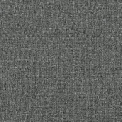 Tagesbett Ausziehbar mit Schubladen Dunkelgrau 90x200 cm Stoff
