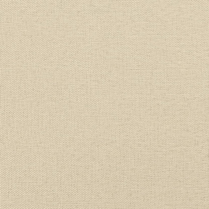 Tagesbett Ausziehbar mit Schubladen Creme 90x200 cm Stoff