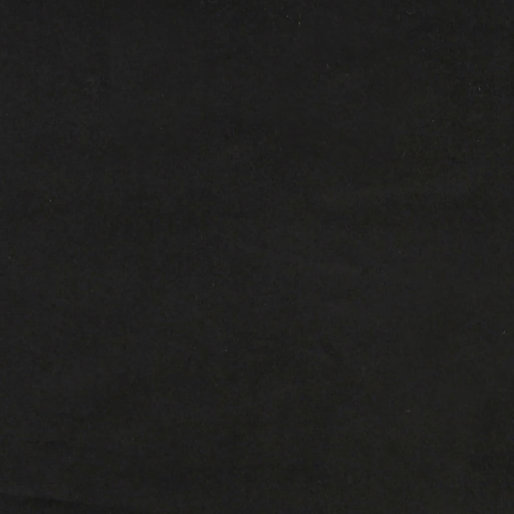 Tagesbett Ausziehbar mit Schubladen Schwarz 90x190 cm Samt