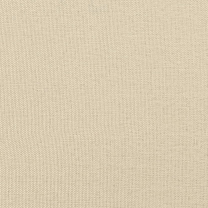 Tagesbett mit Matratze Creme 80x200 cm Stoff