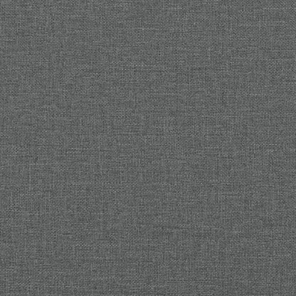 Tagesbett mit Matratze Dunkelgrau 90x200 cm Stoff