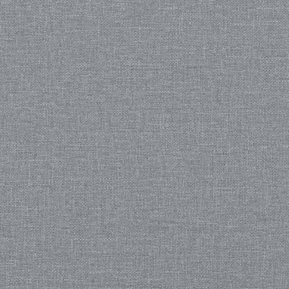 Tagesbett Ausziehbar Hellgrau 80x200 cm Stoff