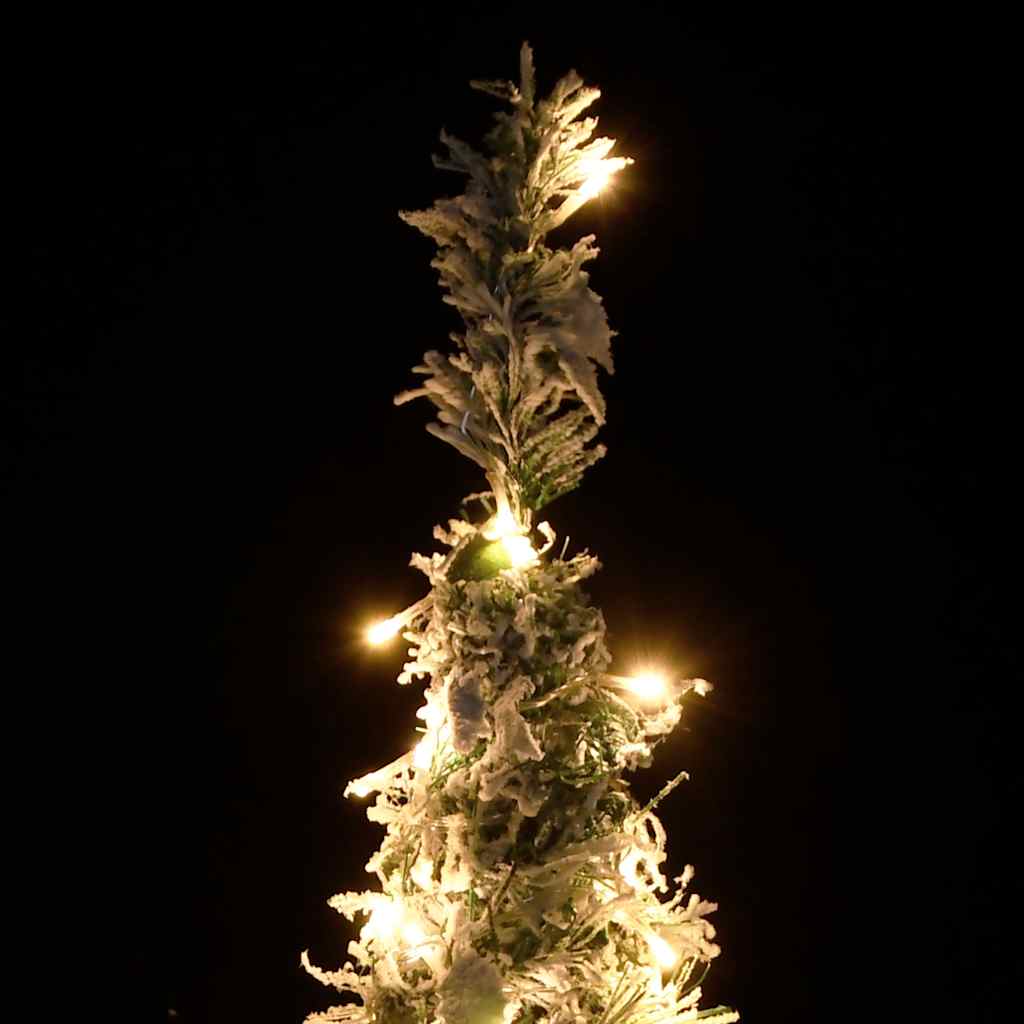 Pop-Up-Weihnachtsbaum Künstlich Beschneit 50 LEDs 120 cm