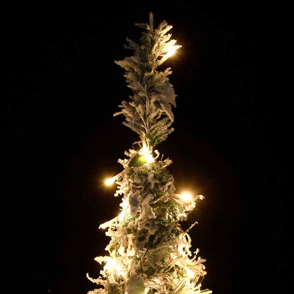 Pop-Up-Weihnachtsbaum Künstlich Beschneit 50 LEDs 120 cm