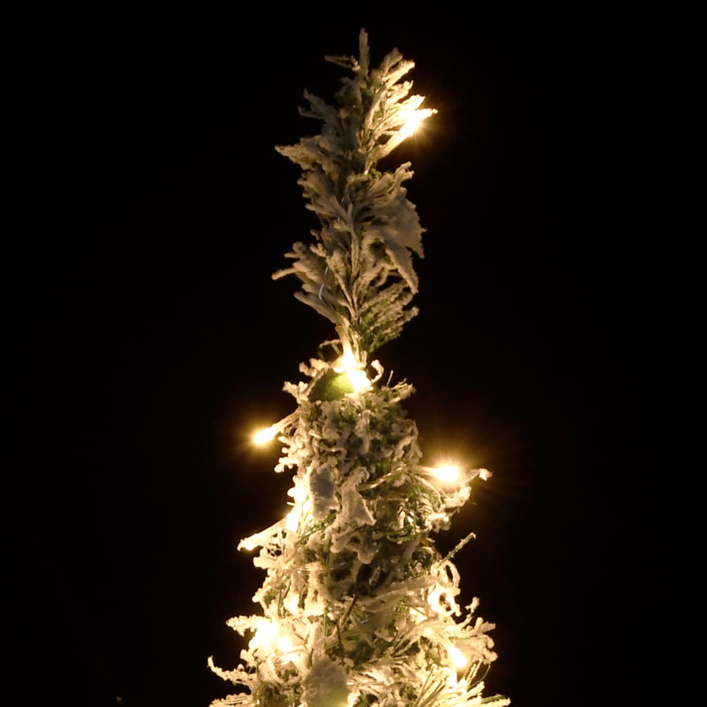 Pop-Up-Weihnachtsbaum Künstlich Beschneit 200 LEDs 210 cm