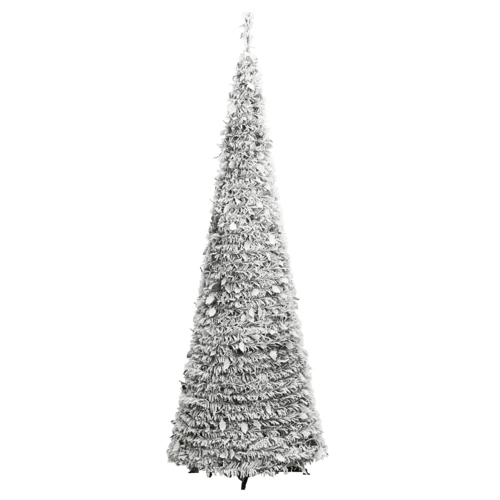 Pop-Up-Weihnachtsbaum Künstlich Beschneit 200 LEDs 210 cm