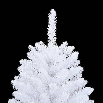 Künstlicher Weihnachtsbaum Klappbar mit Ständer Weiß 150 cm