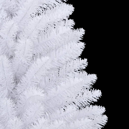 Künstlicher Weihnachtsbaum Klappbar mit Ständer Weiß 150 cm