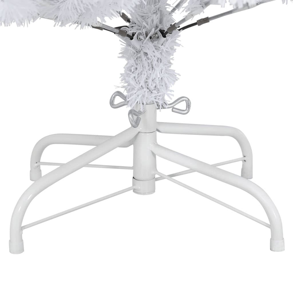 Künstlicher Weihnachtsbaum Klappbar mit Ständer Weiß 150 cm