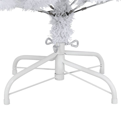 Künstlicher Weihnachtsbaum Klappbar mit Ständer Weiß 150 cm