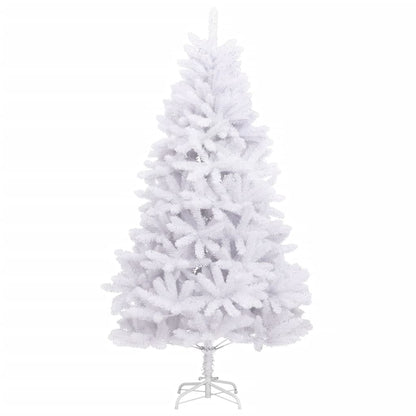 Künstlicher Weihnachtsbaum Klappbar mit Ständer Weiß 180 cm