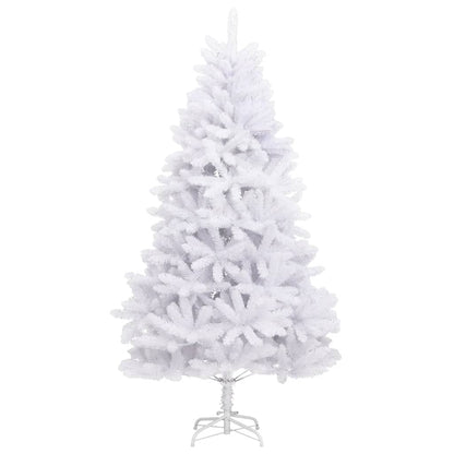Künstlicher Weihnachtsbaum Klappbar mit Ständer Weiß 210 cm