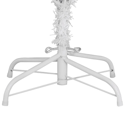 Künstlicher Weihnachtsbaum Klappbar mit Ständer Weiß 210 cm