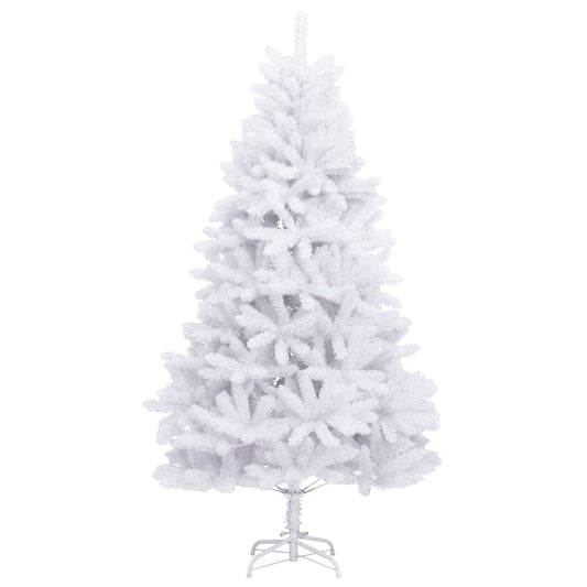 Künstlicher Weihnachtsbaum Klappbar mit Ständer Weiß 270 cm
