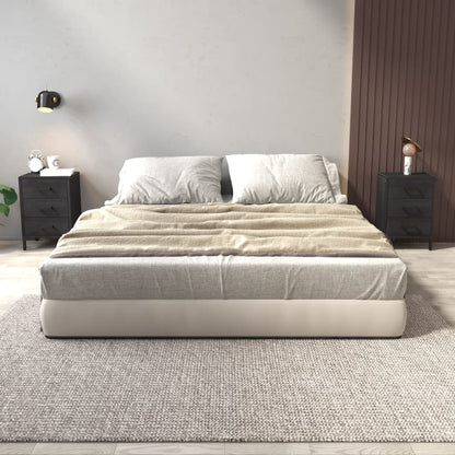 Nachttische 2 Stk. Schwarz 40x30x55 cm Massivholz Kiefer