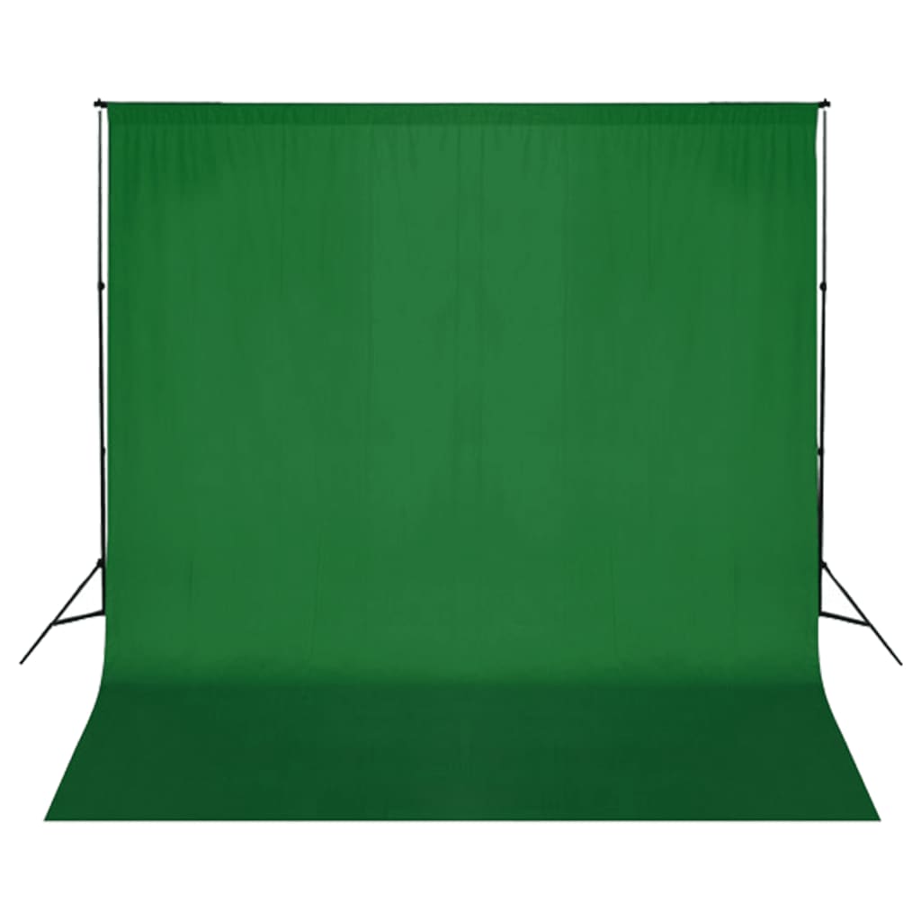 Fotostudio-Set mit Leuchten, Hintergrund und Reflektor