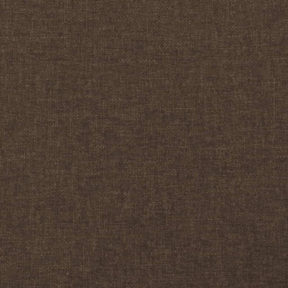 Boxspringbett mit Matratze Dunkelbraun 80x200 cm Stoff