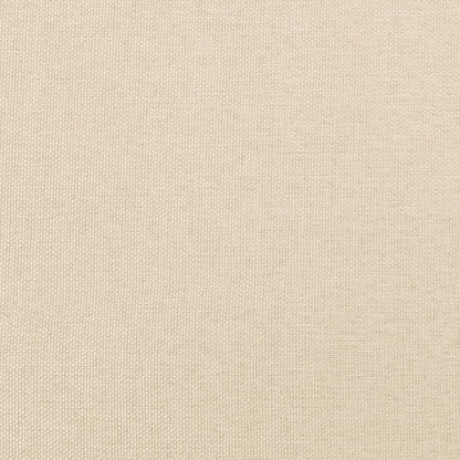 Boxspringbett mit Matratze Creme 100x200 cm Stoff