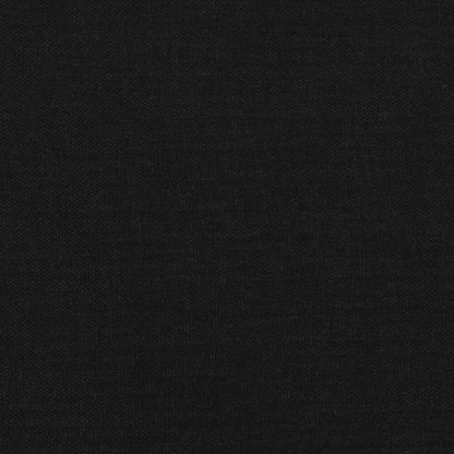 Boxspringbett mit Matratze Schwarz 80x200 cm Stoff