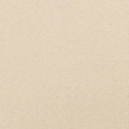 Boxspringbett mit Matratze Creme 120x200 cm Stoff