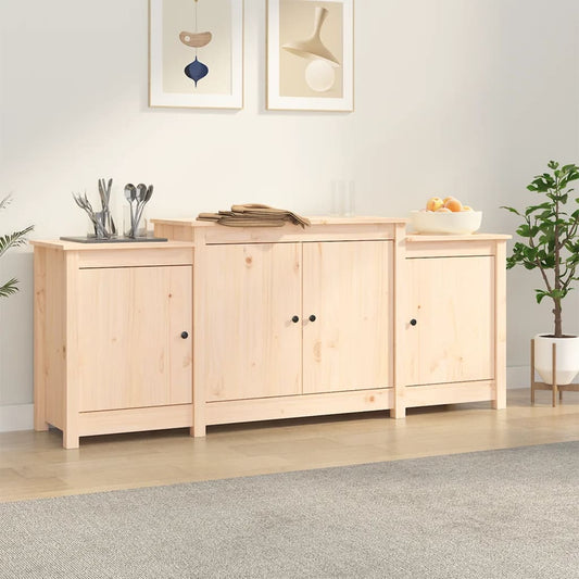 Sideboard 164 x 37 x 68 cm Massivholz Kiefer