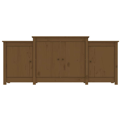 Sideboard Honigbraun 164x37x68 cm Massivholz Kiefer
