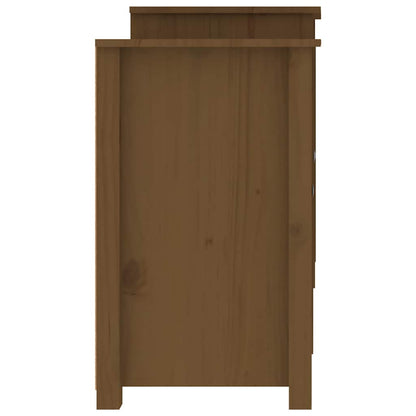 Sideboard Honigbraun 164x37x68 cm Massivholz Kiefer