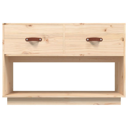 TV-Schrank 90x40x60 cm Massivholz Kiefer