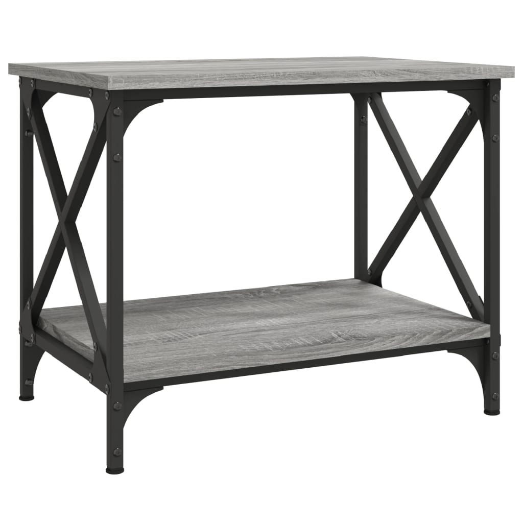 Beistelltisch Grau Sonoma 55x38x45 cm Holzwerkstoff