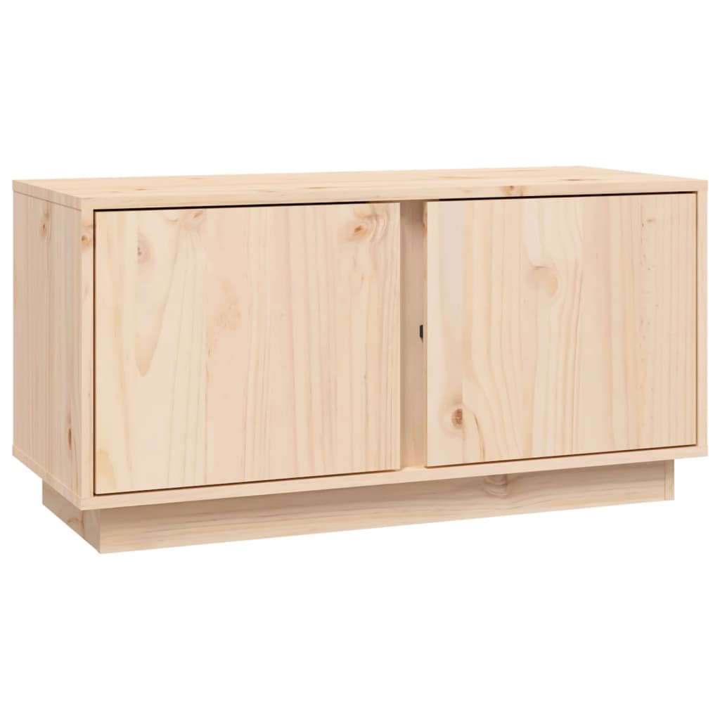 TV-Schrank 80x35x40,5 cm Massivholz Kiefer