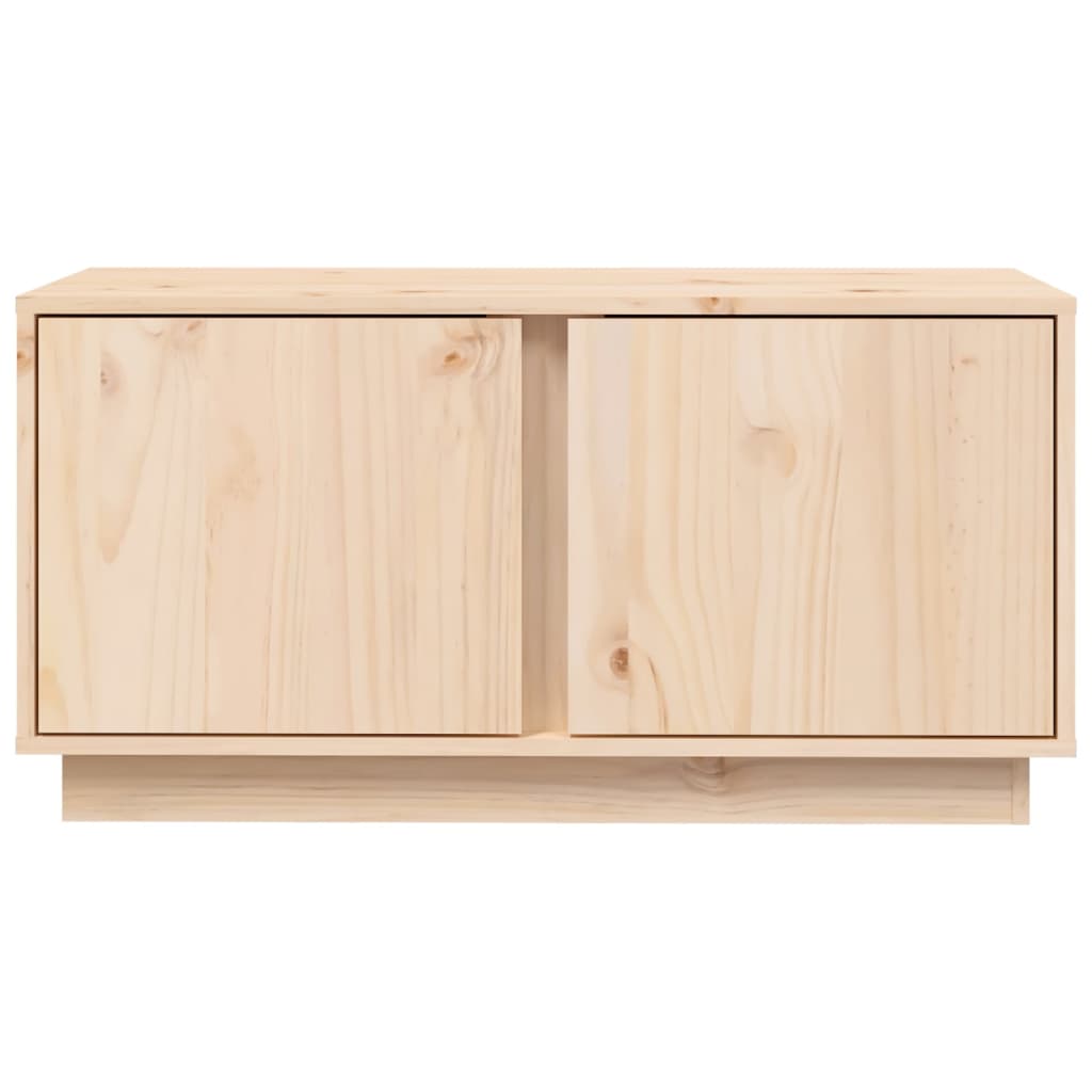 TV-Schrank 80x35x40,5 cm Massivholz Kiefer
