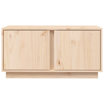 TV-Schrank 80x35x40,5 cm Massivholz Kiefer