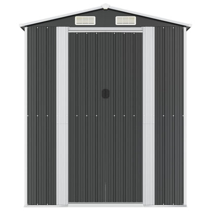 Geräteschuppen Anthrazit 192x855x223 cm Verzinkter Stahl