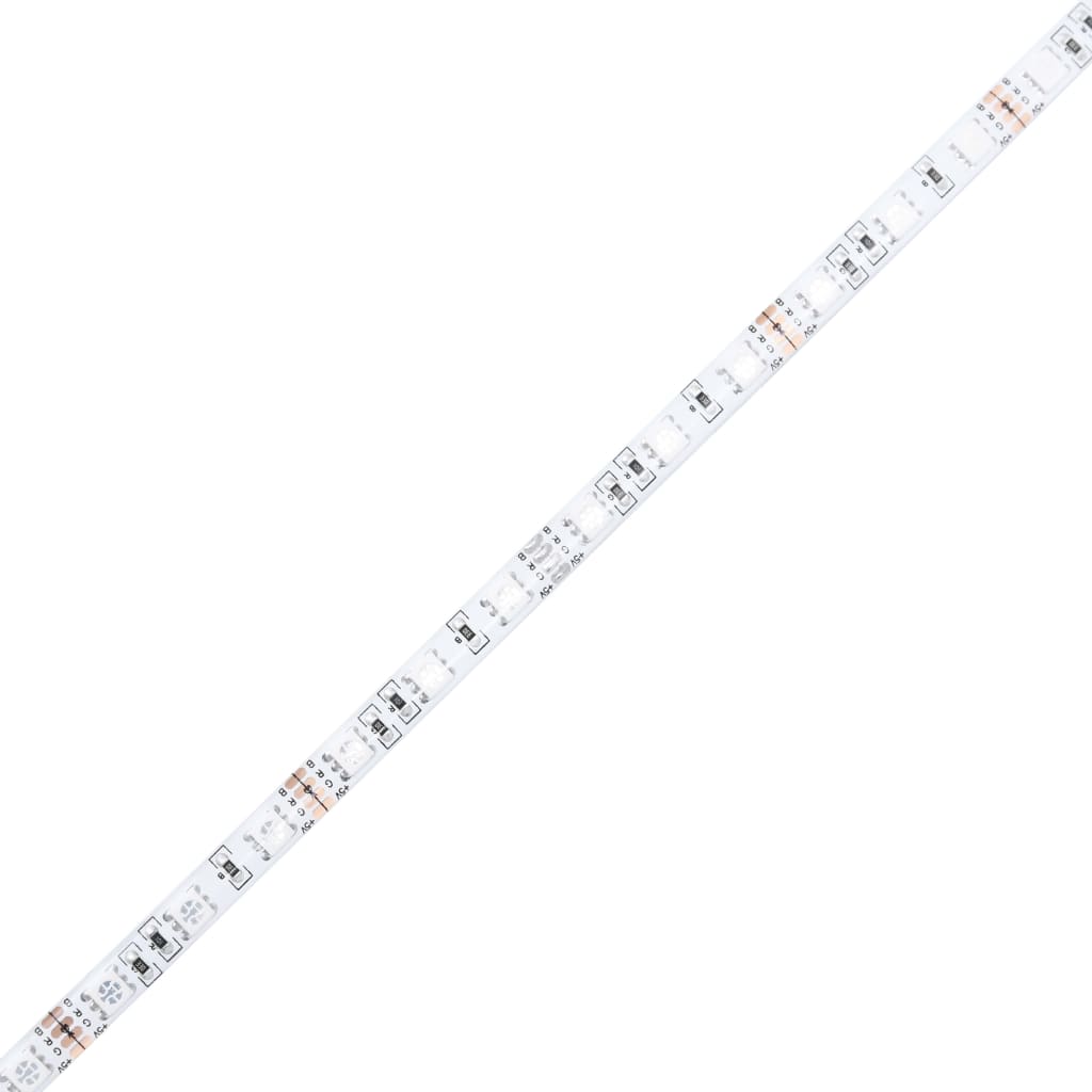 Nachttische 2 Stk. mit LED-Leuchten Sonoma-Eiche 70x36,5x40 cm