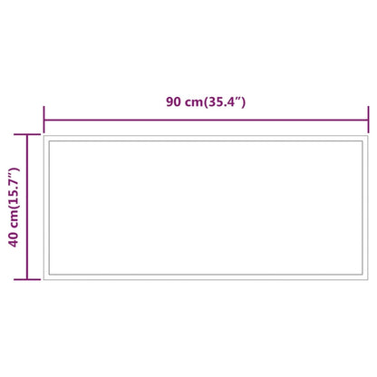 LED-Badspiegel 40x90 cm