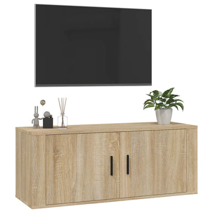 TV-Wandschrank Sonoma-Eiche 100x34,5x40 cm
