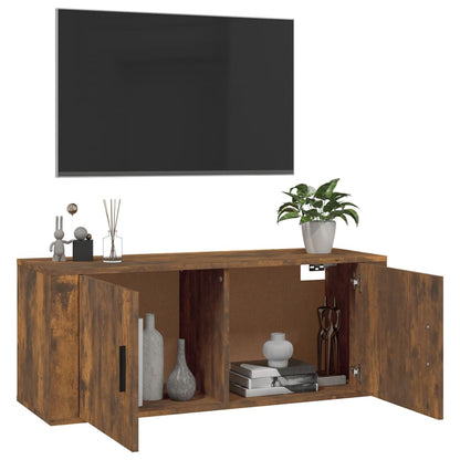 TV-Wandschrank Räuchereiche 100x34,5x40 cm
