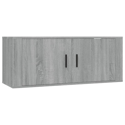 TV-Wandschrank Grau Sonoma 100x34,5x40 cm