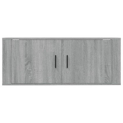 TV-Wandschrank Grau Sonoma 100x34,5x40 cm