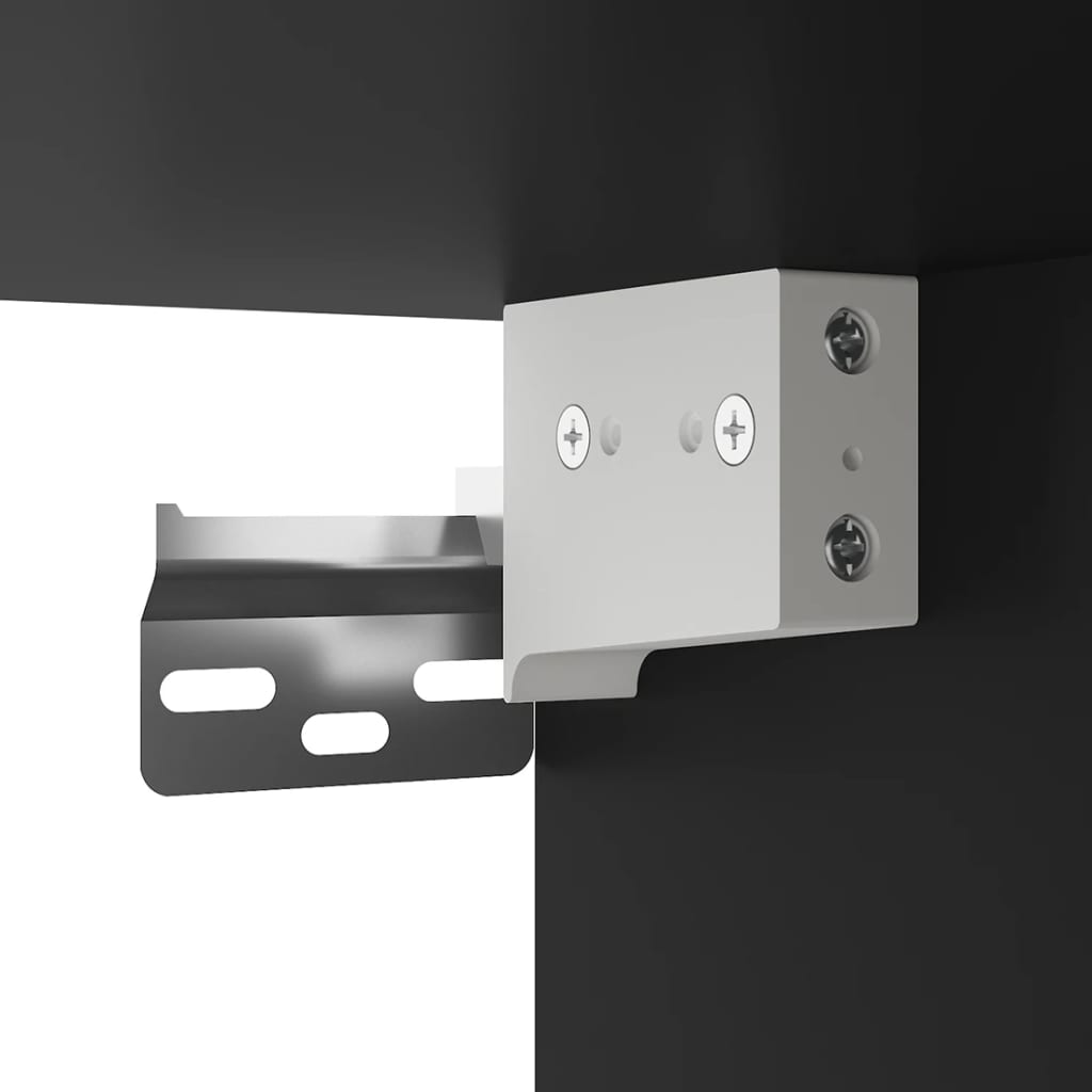 TV-Wandschrank Schwarz 40x34,5x80 cm