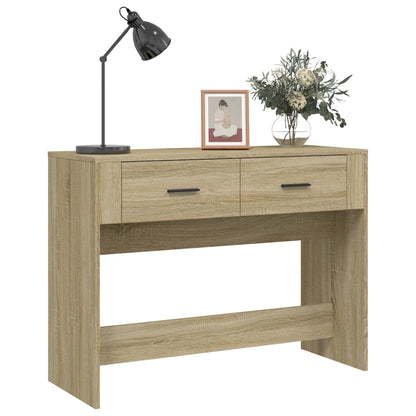 Konsolentisch Sonoma-Eiche 100x39x75 cm Holzwerkstoff